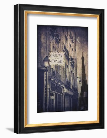 Pain Vin Eiffel-Dawne Polis-Framed Art Print