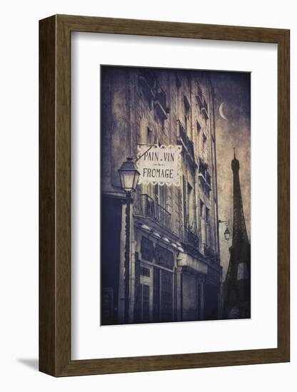 Pain Vin Eiffel-Dawne Polis-Framed Art Print