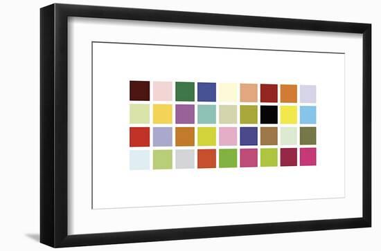 Paint Box Graphic II-Dan Bleier-Framed Giclee Print