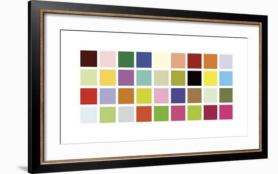 Paint Box Graphic II-Dan Bleier-Framed Giclee Print