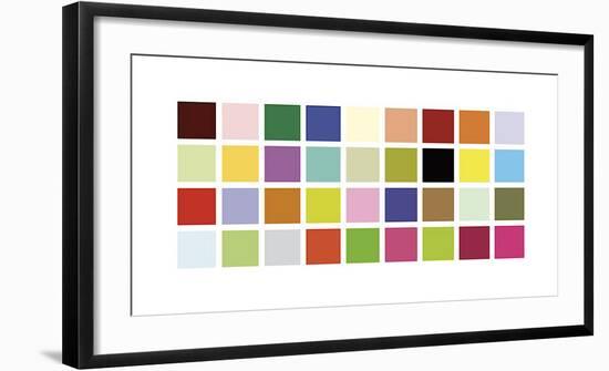 Paint Box Graphic II-Dan Bleier-Framed Giclee Print