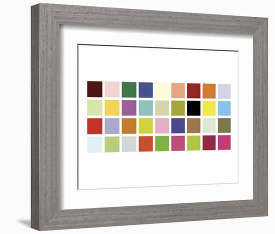 Paint Box Graphic II-Dan Bleier-Framed Art Print