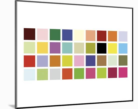 Paint Box Graphic II-Dan Bleier-Mounted Art Print