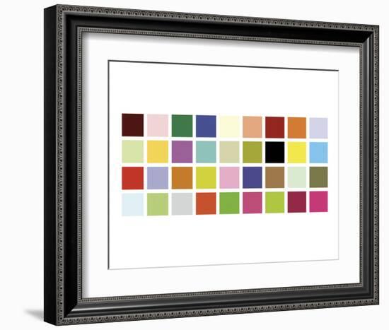 Paint Box Graphic II-Dan Bleier-Framed Art Print