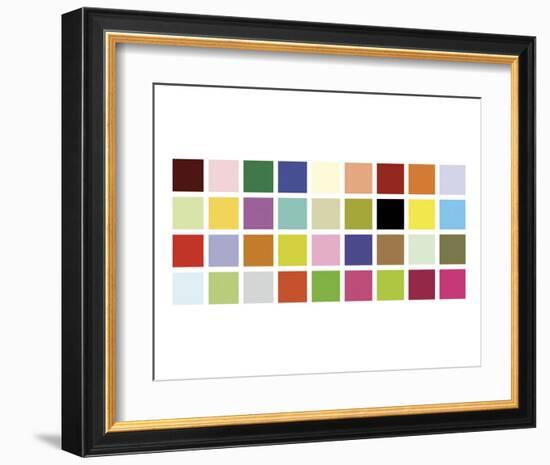 Paint Box Graphic II-Dan Bleier-Framed Art Print