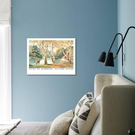 Paint By Numbers Autumn Scene Art Print Art Com