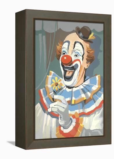 Paint by Numbers, Clown-null-Framed Stretched Canvas