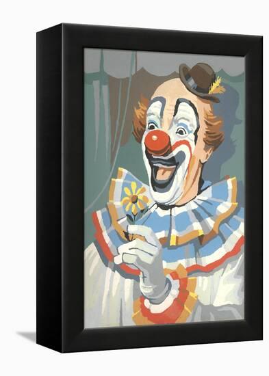 Paint by Numbers, Clown-null-Framed Stretched Canvas