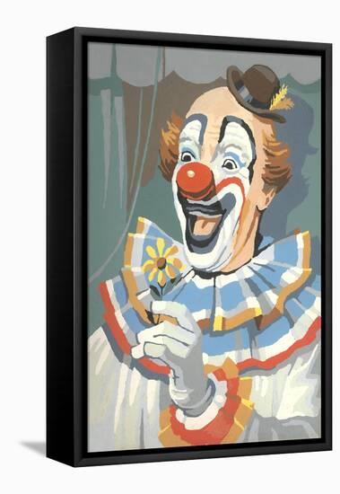 Paint by Numbers, Clown-null-Framed Stretched Canvas