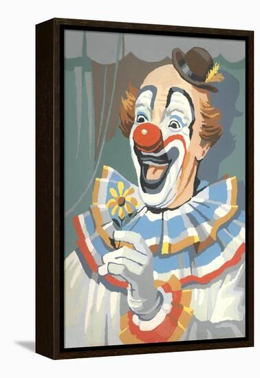 Paint by Numbers, Clown-null-Framed Stretched Canvas