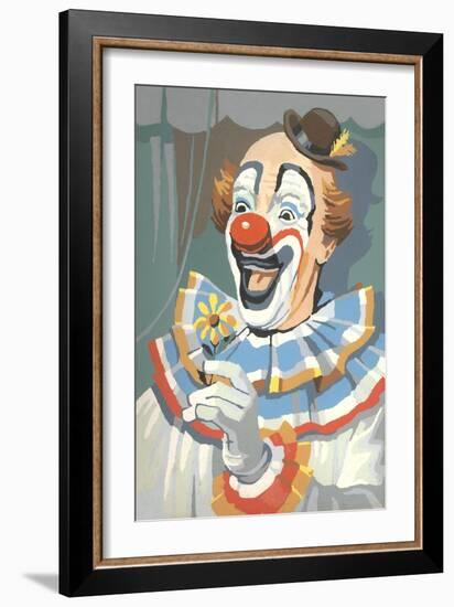 Paint by Numbers, Clown-null-Framed Art Print