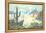 Paint by Numbers, Desert Scene-null-Framed Stretched Canvas