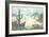 Paint by Numbers, Desert Scene-null-Framed Premium Giclee Print