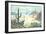 Paint by Numbers, Desert Scene-null-Framed Premium Giclee Print