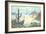 Paint by Numbers, Desert Scene-null-Framed Premium Giclee Print