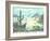 Paint by Numbers, Desert Scene-Found Image Press-Framed Giclee Print
