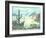 Paint by Numbers, Desert Scene-Found Image Press-Framed Giclee Print