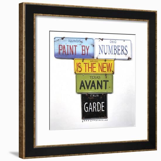 Paint By Numbers-Gregory Constantine-Framed Giclee Print