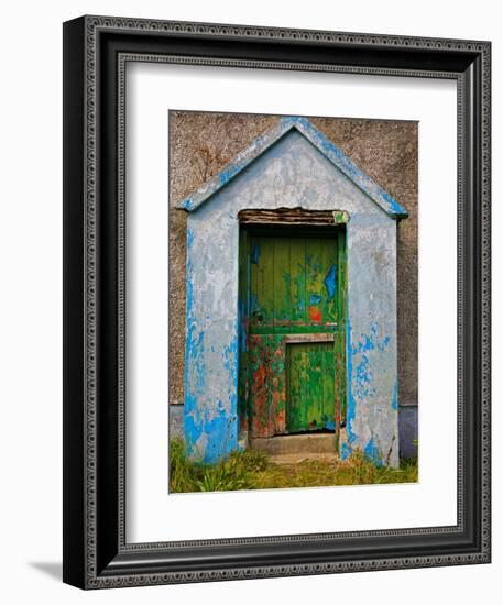 Paint Effects, Old Cottage, Bunmahon, County Waterford, Ireland-null-Framed Premium Photographic Print