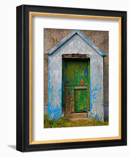 Paint Effects, Old Cottage, Bunmahon, County Waterford, Ireland-null-Framed Premium Photographic Print