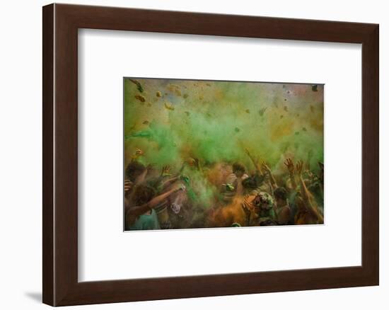 paint fight-null-Framed Photographic Print