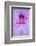 Paint on wall during Holi festival, Rajasthan-Mark MacEwen-Framed Photographic Print