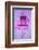 Paint on wall during Holi festival, Rajasthan-Mark MacEwen-Framed Photographic Print