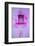 Paint on wall during Holi festival, Rajasthan-Mark MacEwen-Framed Photographic Print