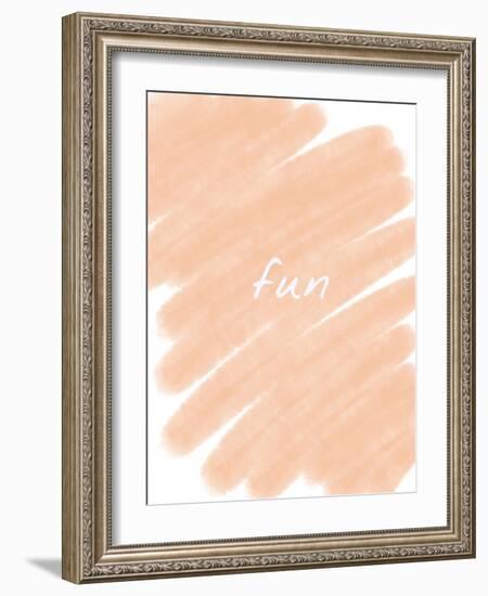 Paint Peach-Melody Hogan-Framed Art Print