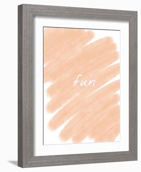 Paint Peach-Melody Hogan-Framed Art Print