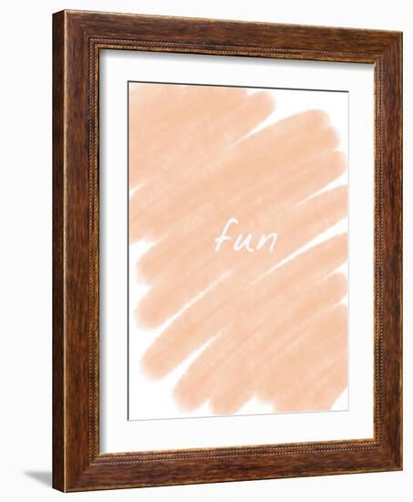 Paint Peach-Melody Hogan-Framed Art Print