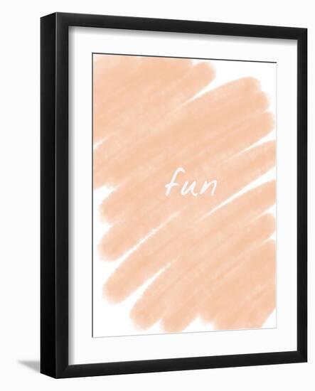 Paint Peach-Melody Hogan-Framed Art Print