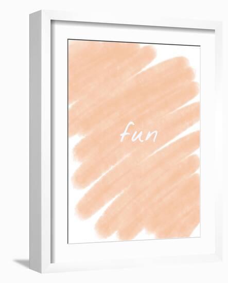 Paint Peach-Melody Hogan-Framed Art Print