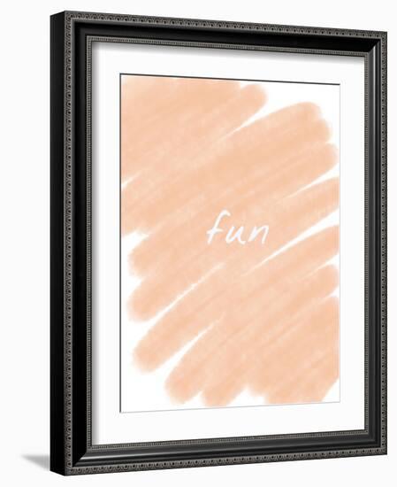 Paint Peach-Melody Hogan-Framed Art Print