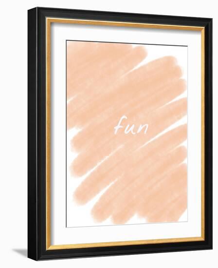 Paint Peach-Melody Hogan-Framed Art Print