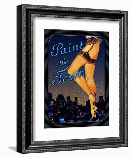 Paint the Town-Kate Ward Thacker-Framed Giclee Print