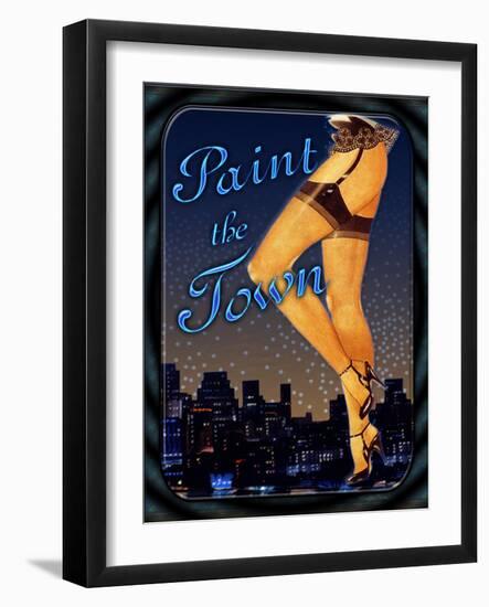 Paint the Town-Kate Ward Thacker-Framed Giclee Print