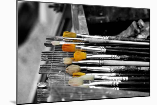 Paintbrushes-null-Mounted Photo