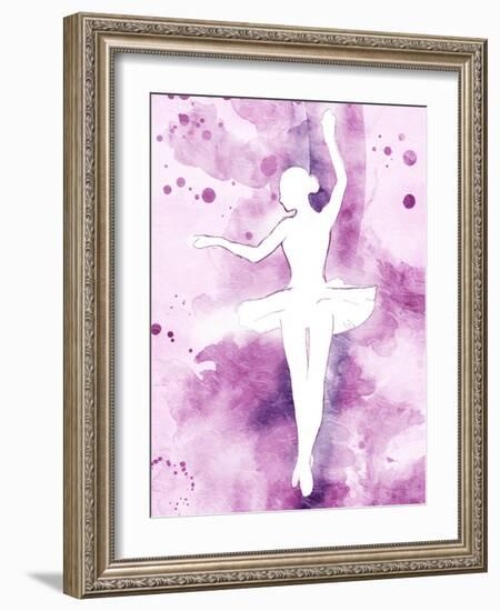 Painted Ballerina-OnRei-Framed Art Print