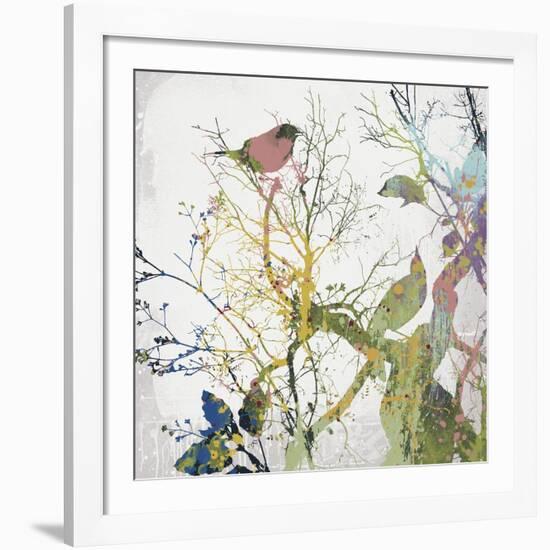 Painted Birds I-Ken Hurd-Framed Giclee Print