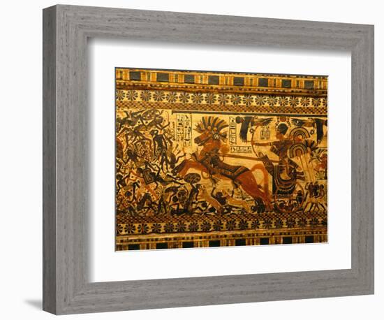 Painted Box, Tomb King Tutankhamun, Valley of the Kings, Egypt-Kenneth Garrett-Framed Photographic Print