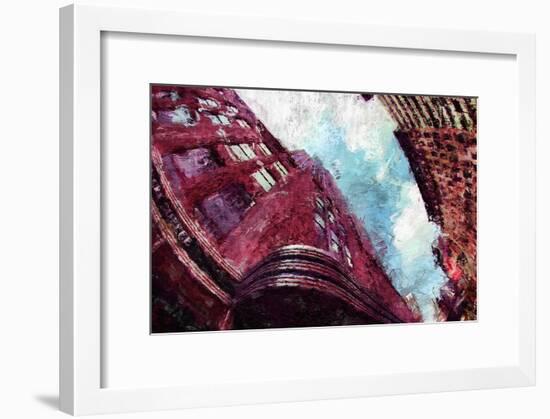 Painted City III-Jean-François Dupuis-Framed Art Print