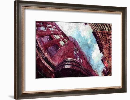 Painted City III-Jean-François Dupuis-Framed Art Print