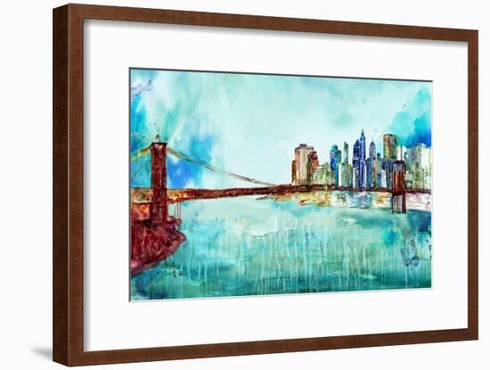 Painted City-James Zheng-Framed Art Print