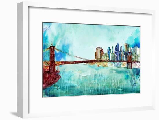 Painted City-James Zheng-Framed Premium Giclee Print