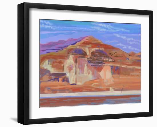 Painted Cliffs, Lake Powell-Howard Ganz-Framed Giclee Print