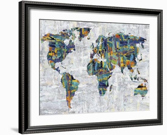 Painted Colour Map-Paul Duncan-Framed Giclee Print