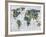 Painted Colour Map-Paul Duncan-Framed Giclee Print