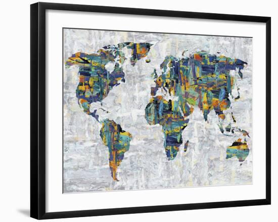 Painted Colour Map-Paul Duncan-Framed Giclee Print