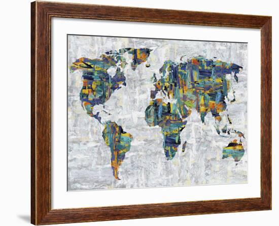 Painted Colour Map-Paul Duncan-Framed Giclee Print